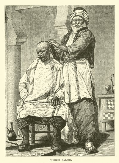 török fodrász alkotó: English School