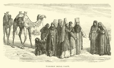 Turkmenische Hochzeitsgesellschaft von English School