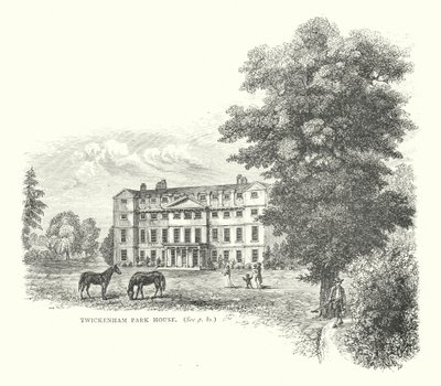 Twickenham Park House (metszet) alkotó: English School