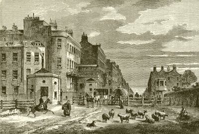 Tyburn Turnpike, 1820 alkotó: English School