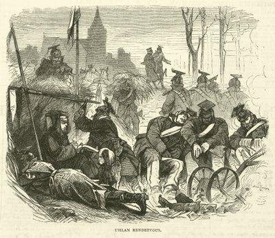 Uláni randevú, 1870. szeptember alkotó: English School