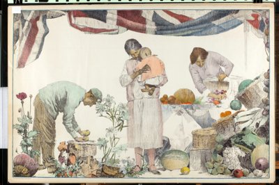 Cím nélkül, a "Service of Empire" sorozatból (színes litho) alkotó: English School