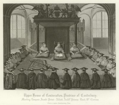 Felső Ház, Canterbury tartomány alkotó: English School