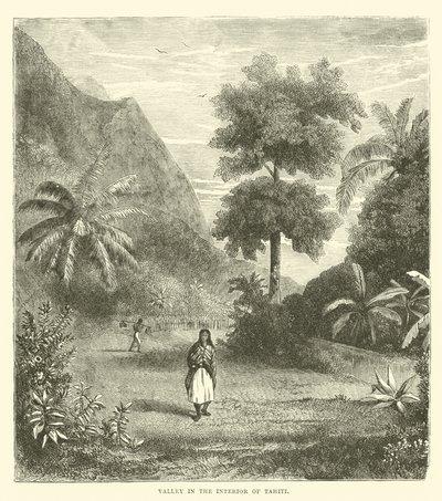 Völgy Tahiti belsejében alkotó: English School