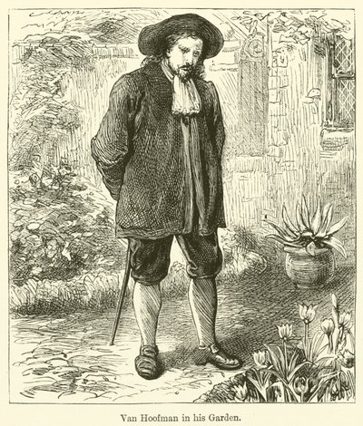 Van Hoofman a kertjében (metszet) alkotó: English School