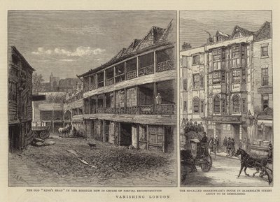 Eltűnő London (metszet) alkotó: English School