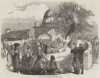 Várna, nyilvános szökőkút (metszet) alkotó: English School