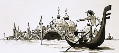 Venedig überflutet von English School