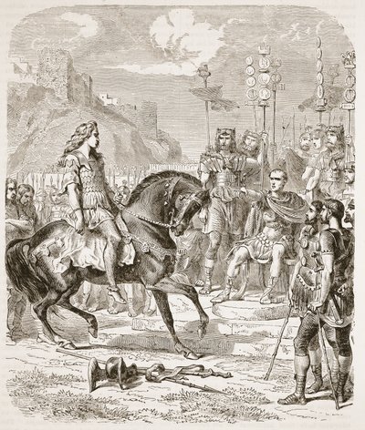 Vercingetorix Caesar előtt alkotó: English School