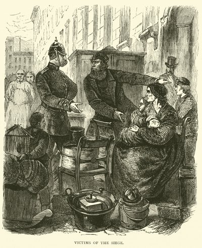 Az ostrom áldozatai, 1871. február alkotó: English School