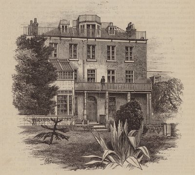 Victor Hugo otthon (metszet) alkotó: English School