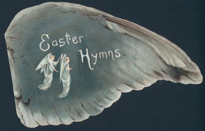 Viktoriánus húsvéti kártya – húsvéti himnuszok alkotó: English School