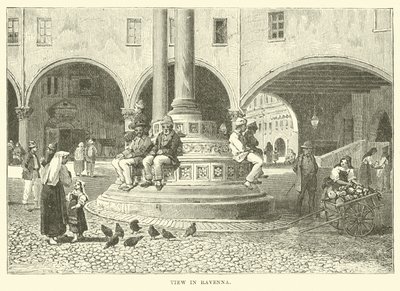 Kilátás Ravennában alkotó: English School