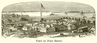 Kilátás a Fort Henryre alkotó: English School