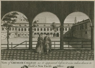 Kilátás a Gresham College-ra alkotó: English School
