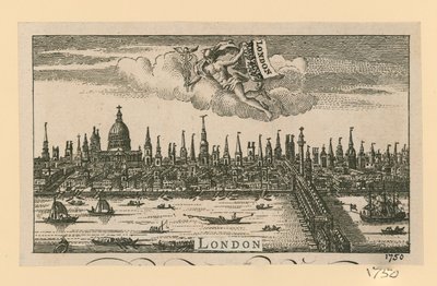 Kilátás Londonra alkotó: English School