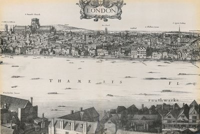 Wenceslaus Hollar London látképe, 1647 alkotó: English School