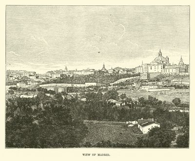 Kilátás Madridra alkotó: English School