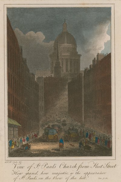 Kilátás a Szent Pál-templomra alkotó: English School