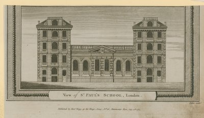 Kilátás a St Pauls Iskolára alkotó: English School