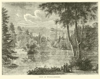 Wilhelmshohe látképe, 1870. szeptember alkotó: English School