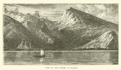 Kilátás Tahiti partjára alkotó: English School
