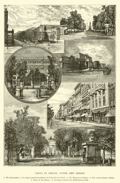 Kilátások Berlinben, Unter den Linden alkotó: English School