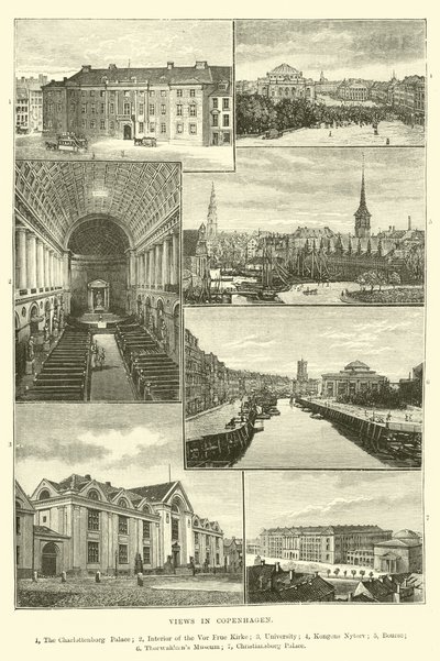 Kilátás Koppenhágában alkotó: English School