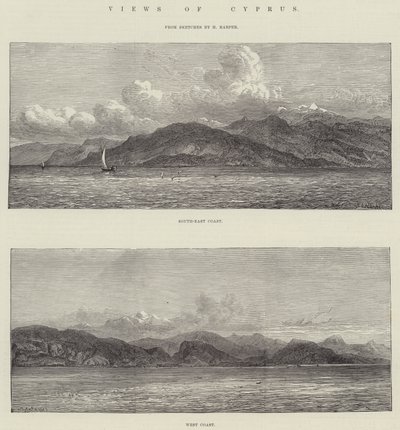 Kilátás Ciprusra (metszet) alkotó: English School