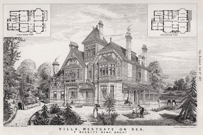 Villa, Westgate on Sea (metszet) alkotó: English School