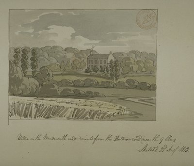 Villa a Wandsworth Roadon, Nine Elms (akvarell papíron) alkotó: English School