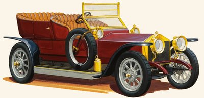 Veterán motoros autó alkotó: English School