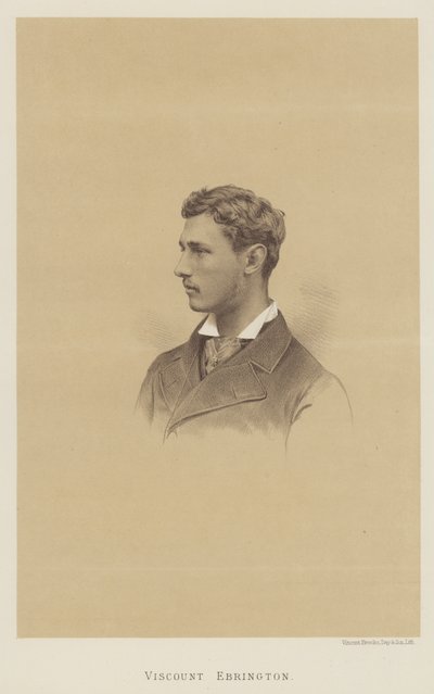 Ebrington vikomt (litho) alkotó: English School