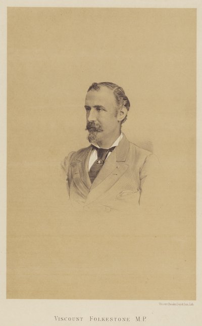 Folkestone vikomt, parlamenti képviselő (litho) alkotó: English School