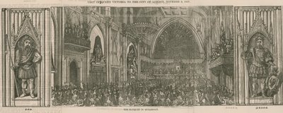 Viktória királynő látogatása Londonban, 1837. november 9 alkotó: English School