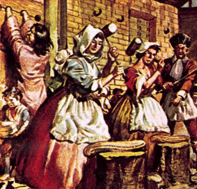 Látogatás a Newgate börtönben alkotó: English School