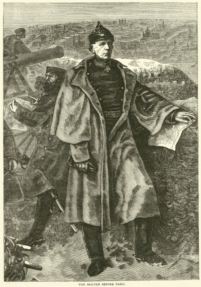 Moltke által Párizs előtt, 1870. november alkotó: English School