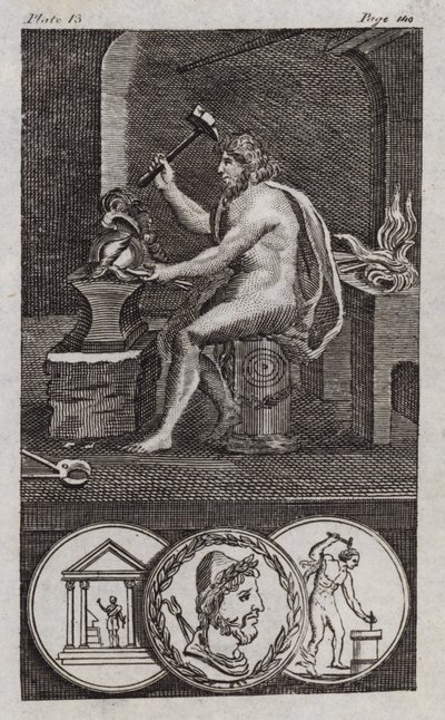 Vulcan (metszet) alkotó: English School