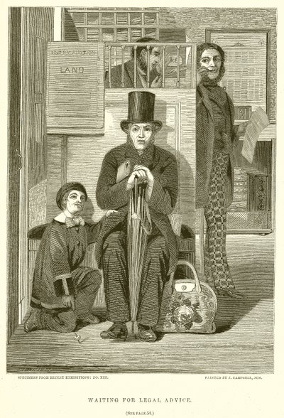 Warten auf Rechtsberatung von English School