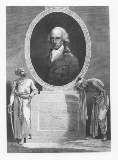 Warren Hastings (metszet) alkotó: English School