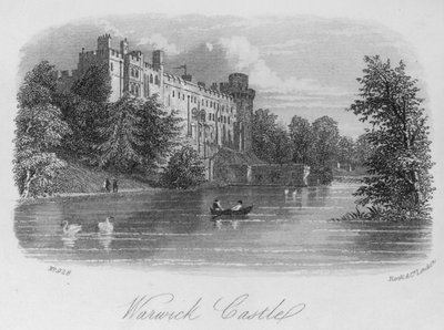 Warwick kastély (metszet) alkotó: English School