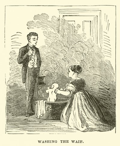 A waif mosása alkotó: English School