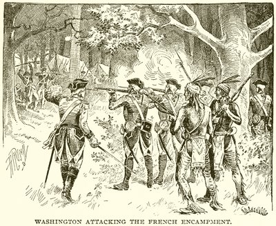Washington megtámadja a francia tábort alkotó: English School