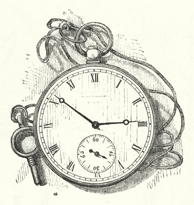 Óra (gravírozás) alkotó: English School