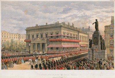 Waterloo Place és Pall Mall alkotó: English School