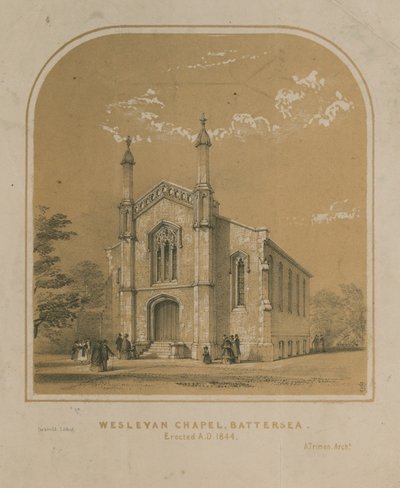 Wesleyan kápolna Battersea-ben alkotó: English School