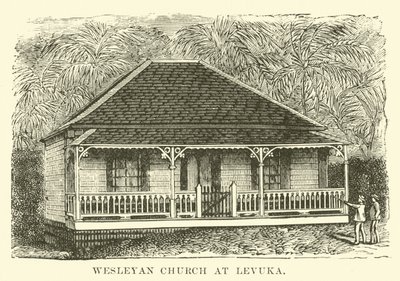 Wesleyanische Kirche in Levuka von English School