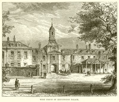 A Kensington-palota nyugati frontja alkotó: English School