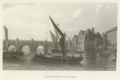 Westminster híd, 1745 alkotó: English School