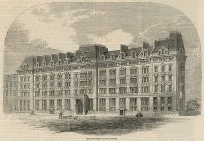 Westminster Palace Hotel alkotó: English School